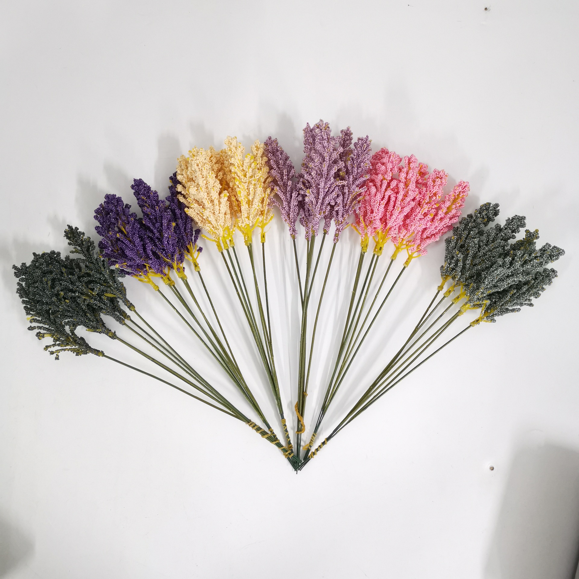 仿真泡沫花手札花麦穗花束塑料花插花干花花材摄影摆件道具详情11