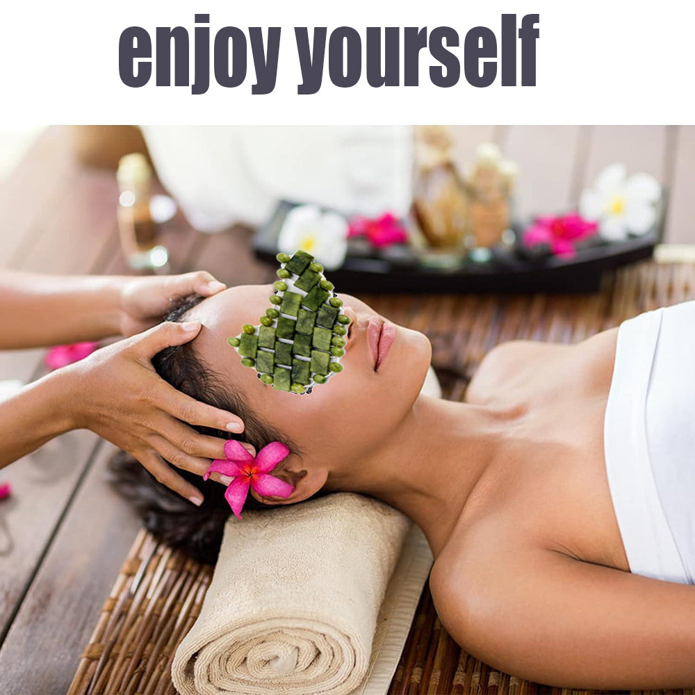 时尚天然玉石眼帘面部眼部养护玉石眼罩按摩器皮肤护理保健美容帘理疗经络冷热敷舒缓工具详情19