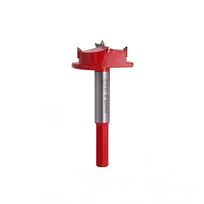 JUMLEE Hinge positioning woodworking hole opener, wood board flat wing drill, woodworking positioning hole opener drill bit pic 1