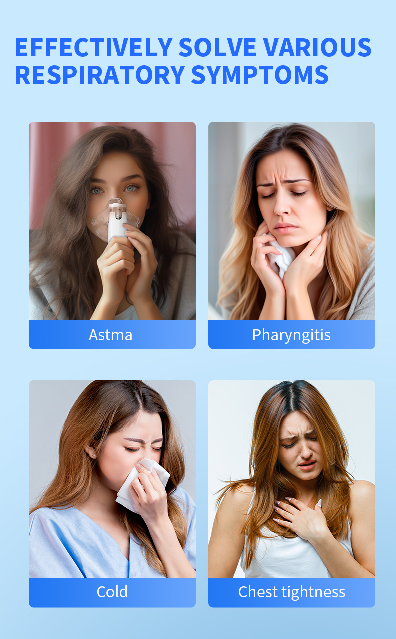 私模手持便携式雾化器超声波微网雾化机nebulizer家用儿童雾化器详情3