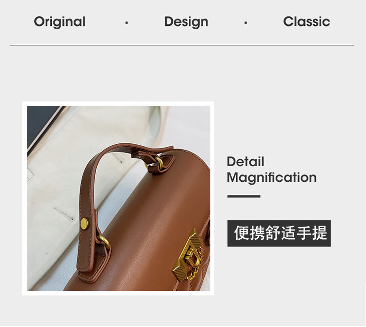 外贸新款菱格手提包包女2025复古百搭小方包春季质感单肩斜挎包详情6