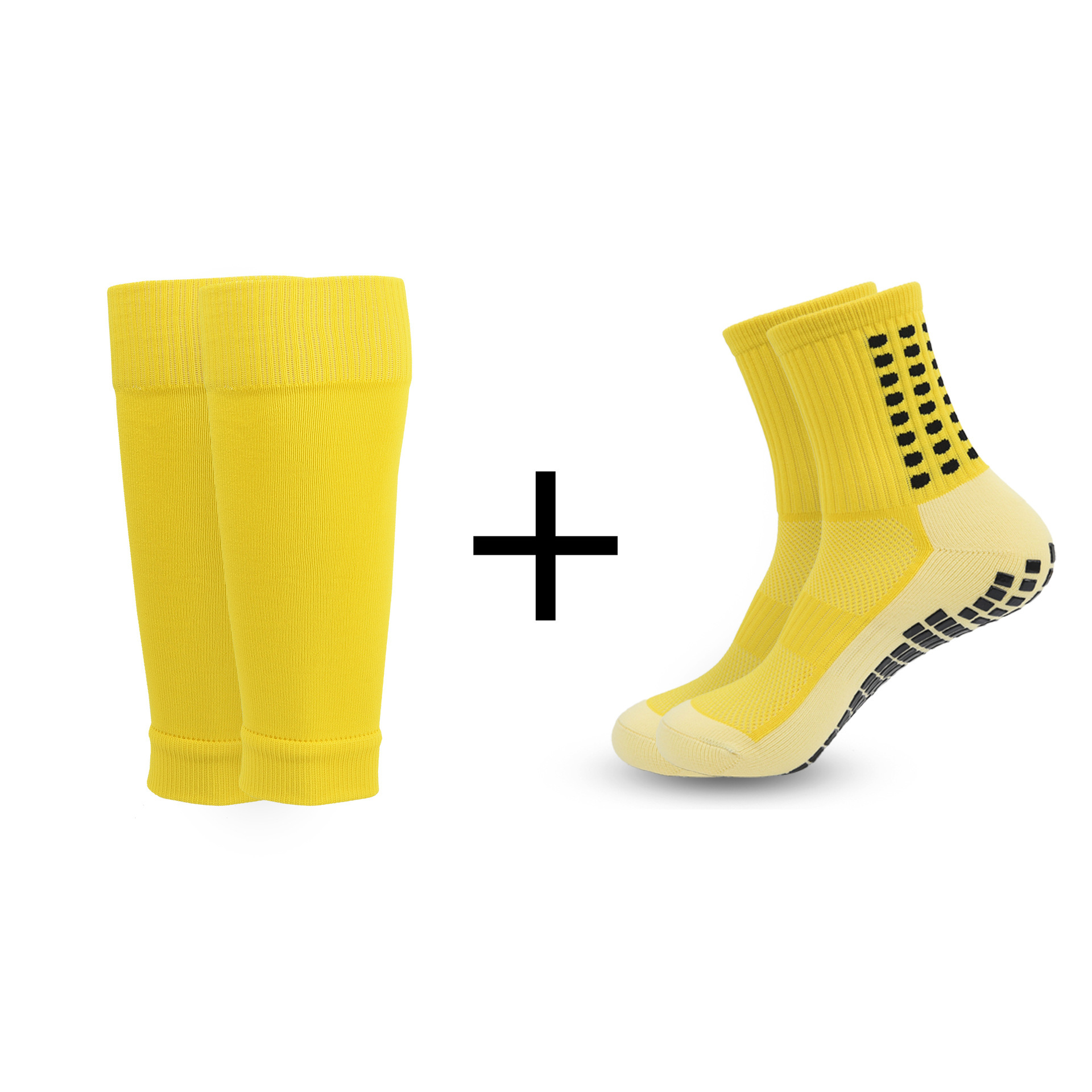 T跨境热销运动袜护腿袜套装足球袜点胶防滑瑜伽袜运动吸汗透气袜详情13