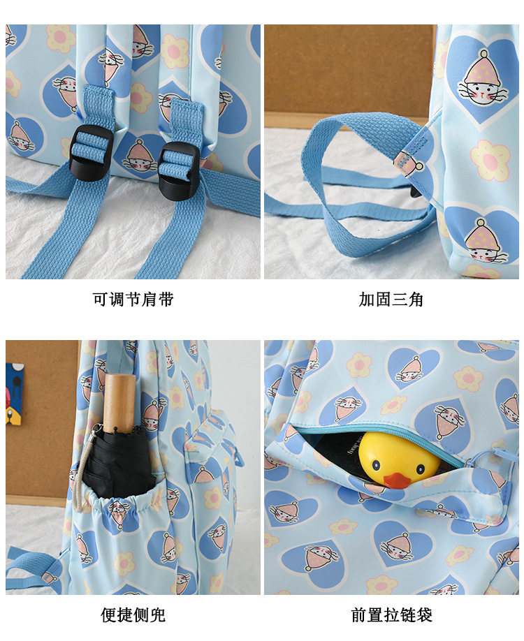 Fábrica nueva escuela primaria mochila escolar niños niñas 1-6 grado dulce lindo ligero casual mochila al por mayor pic 2