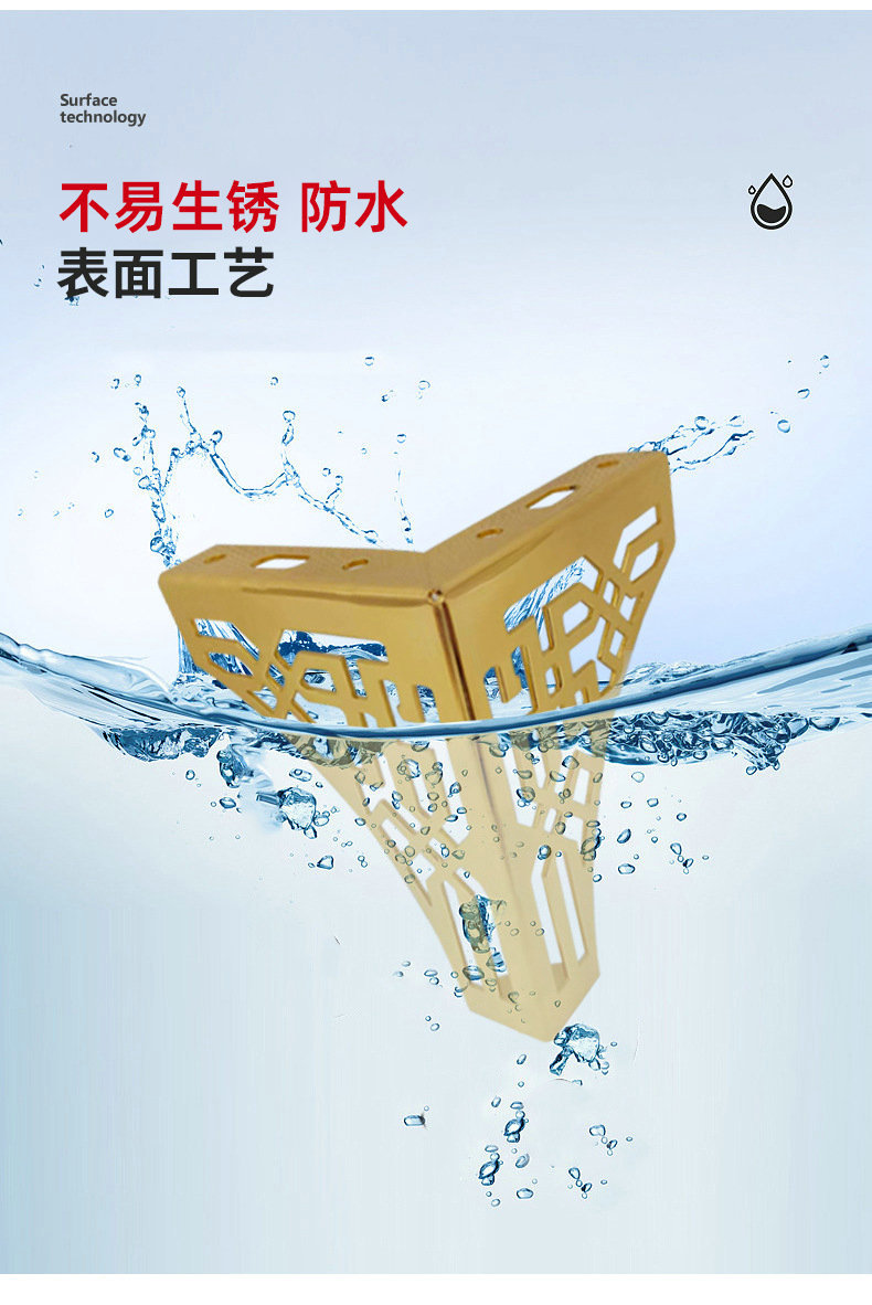 Wholesale of European-style antique striped carved and hollowed-out cabinet legs, TV coffee table legs, metal furniture legs, sofa legs and support legs pic 13