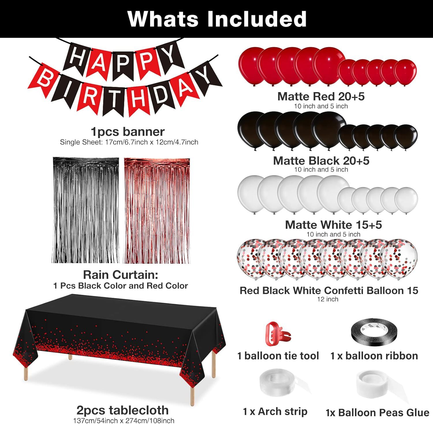 Cross-border rain curtain balloon set, multi-style birthday party, wedding decoration and arrangement, customized balloon set pic 18