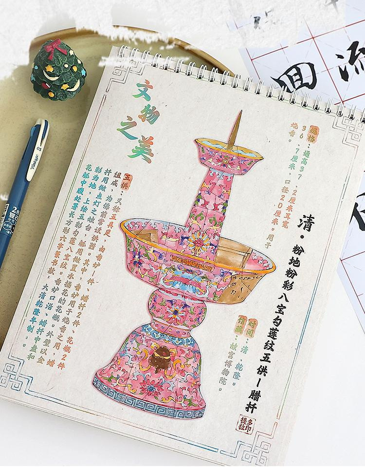 Landscape restorer, blue and white ruyi phoenix crown vase, cultural relic jigsaw puzzle, porcelain collage, ancient-style miniature scene handicrafts, creative gifts pic 10