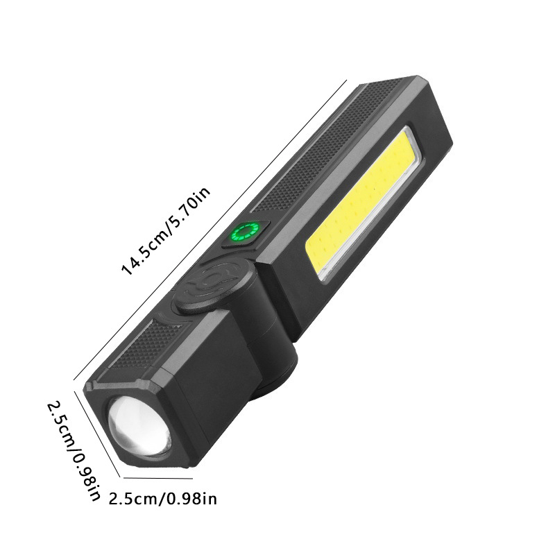 Cross-border multi-functional portable work light, 120° rotating local lighting, magnetic car repair light, portable inspection light pic 11