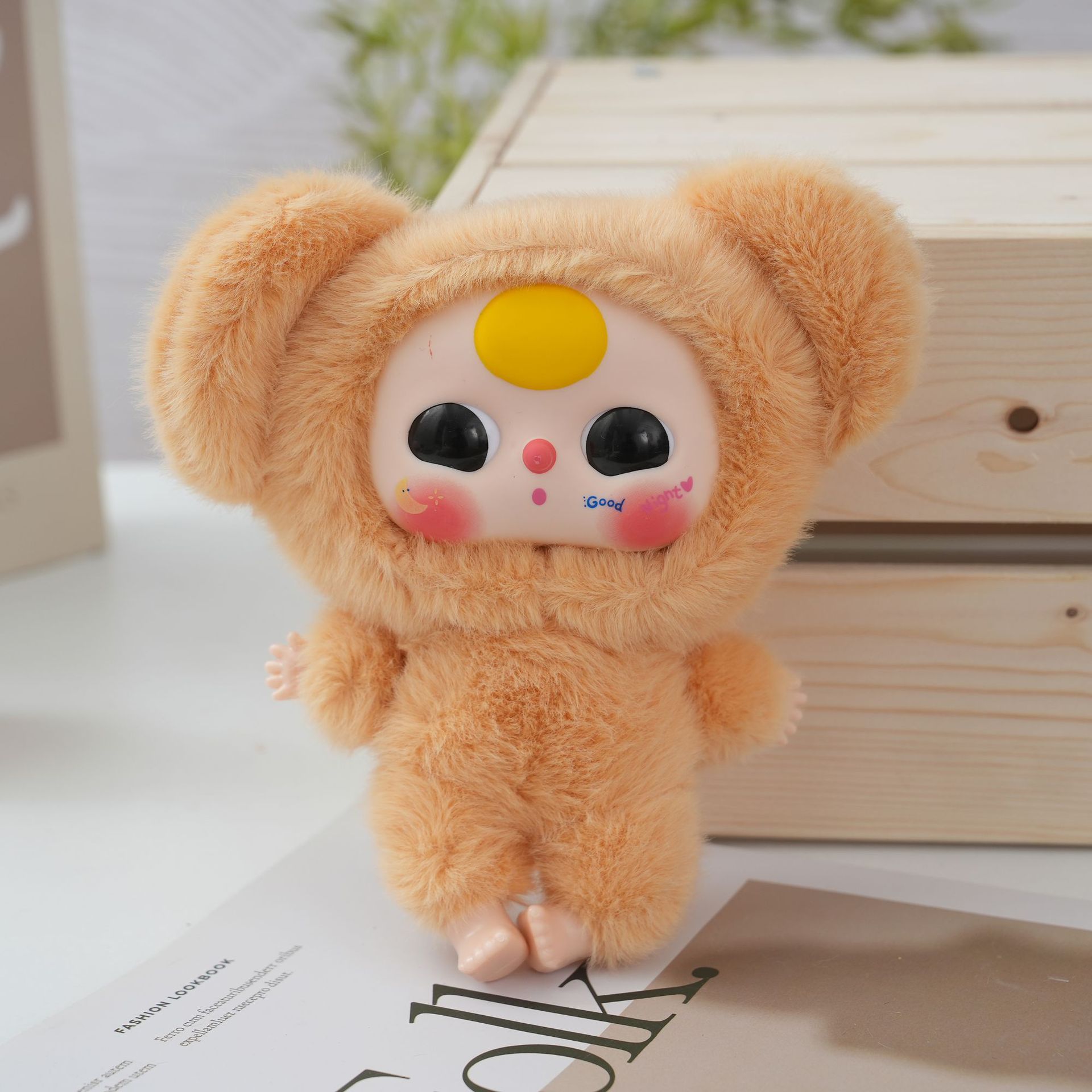 新款搪胶脸娃三岁小小兔毛绒玩具挂件可爱儿童礼物娃娃公仔玩偶详情28