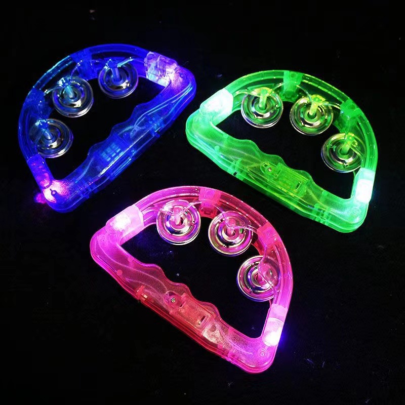 LED seven-color flashing rattle, KTV atmosphere prop, handbell, bar, dance party, play prop, street stall supply, illuminated rattle pic 9