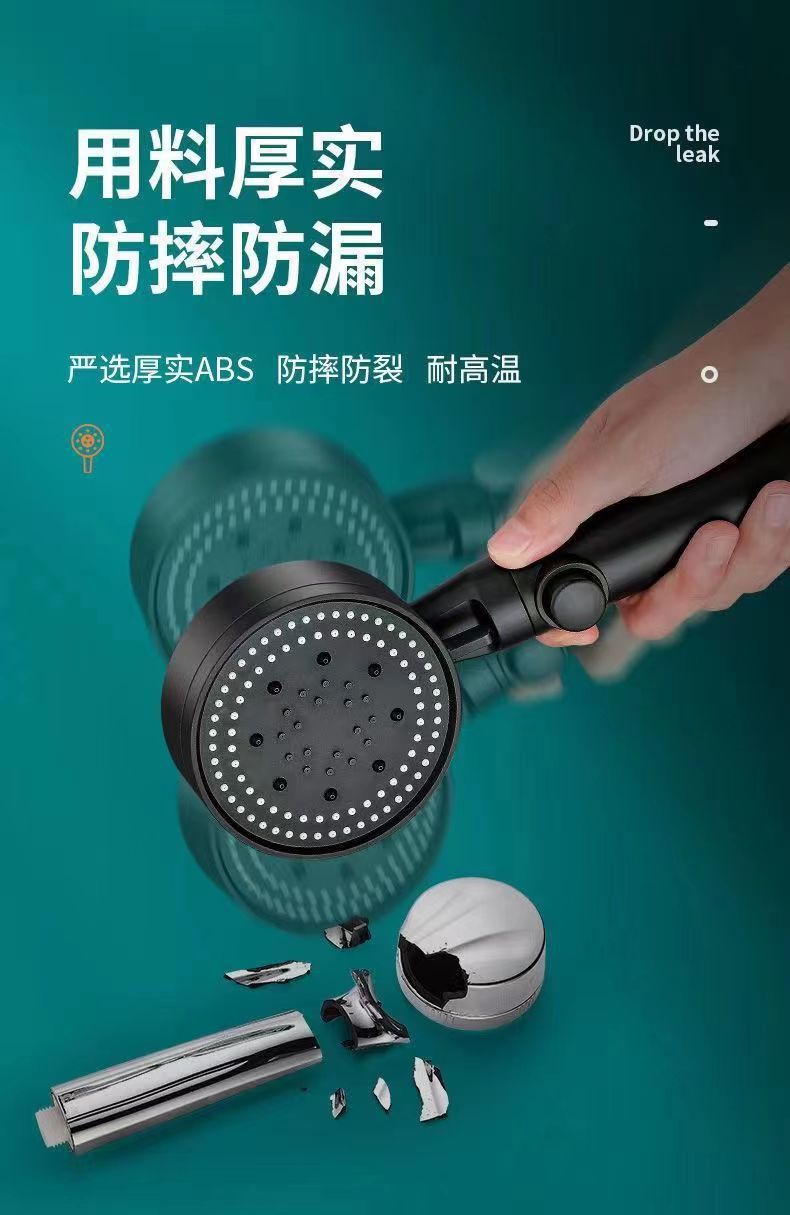 Upgraded multi-functional powerful pressure-increasing showerhead with five adjustable Settings, handheld nozzle, shower room, shower filter, and showerhead pic 13