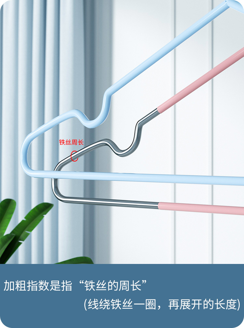 成人衣架挂衣家用100个学生宿舍用防肩角无痕防滑加粗晾衣服撑子详情10