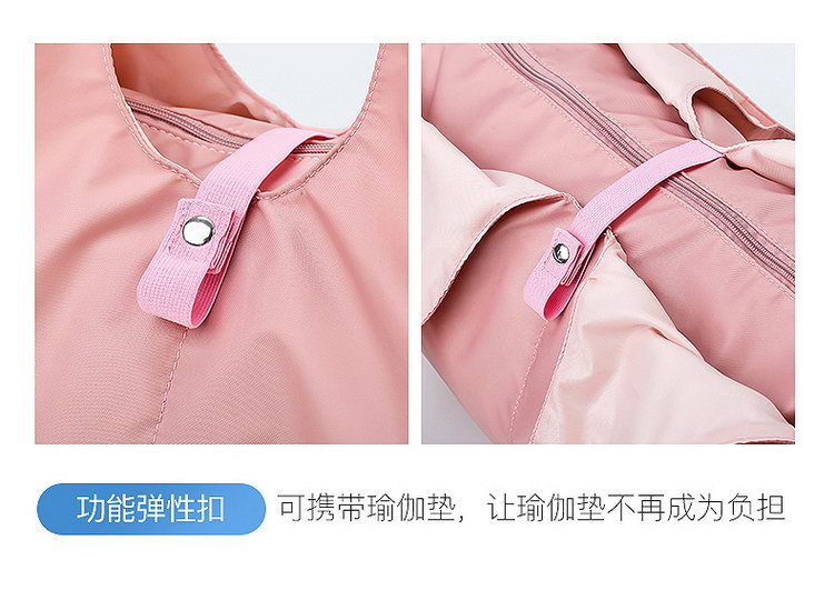 运动瑜伽包女可印LOGO游泳训练大容量健身包轻便单肩手提旅行袋男详情12