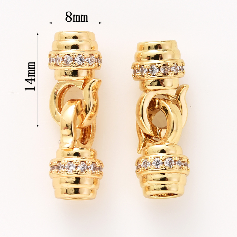 Zhuji pearl necklace buckle 8-shaped buckle, handcrafted end buckle, connecting buckle, mother-and-child buckle, sweater chain, universal buckle, DIY accessories pic 28