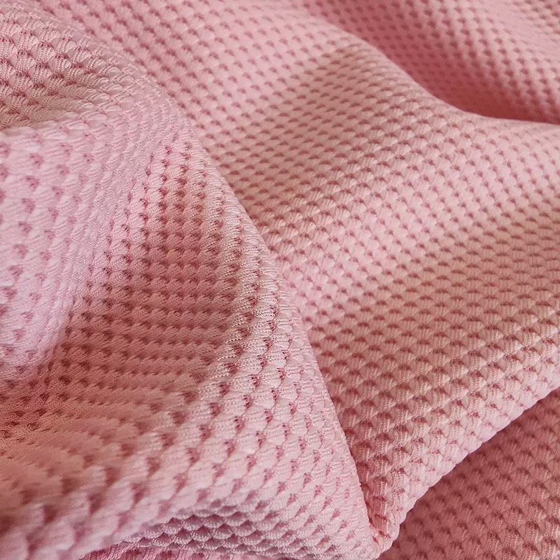 280g heart-shaped checkered large corn checkered knitted jacquard fabric sweatshirt, jacket and sofa fabric are available in stock pic 1