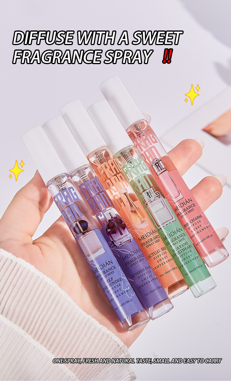 【 Cross-border Exclusive 】 Wholesale of 5-bottle MEIDIAN Fragrance Spray for Fresh, Light and Odor-Removing Perfume pic 14