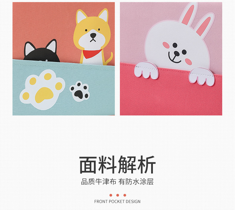 可爱卡通手提便当包 饭盒保温袋午餐包学生加厚铝箔收纳保温餐包详情13