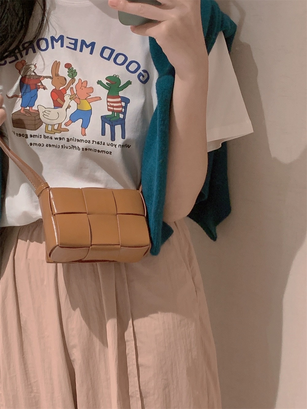 夏季重磅纯棉短袖t恤女韩版内搭女装正肩上衣打底衫服装白色t外贸详情4