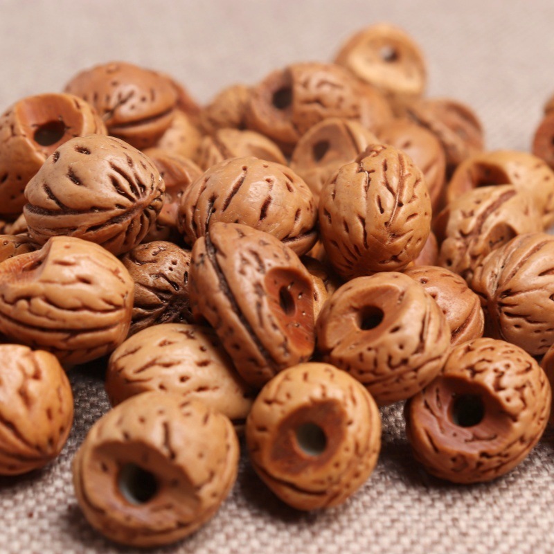 玲珑阁桃核 龙纹桃核 diy桃篮子 花边桃蓝摇篮桃篮儿童手链详情11