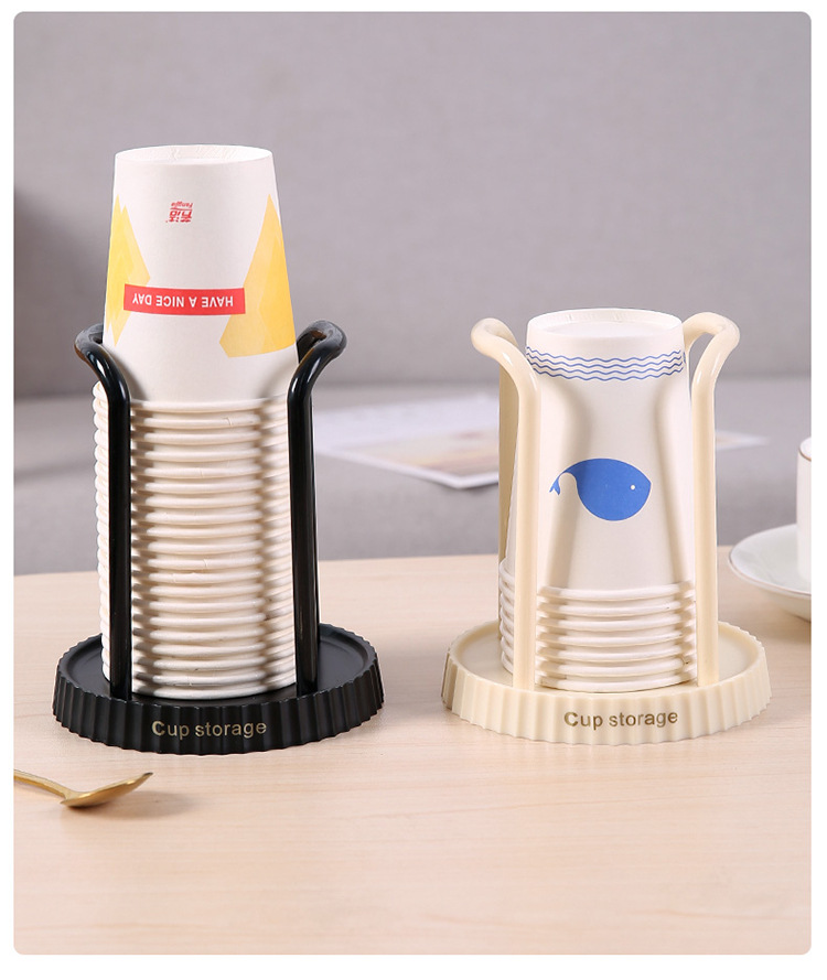 Japanese-style paper cup holder, disposable cup remover, multi-functional cup storage rack, home coffee cup holder pic 15
