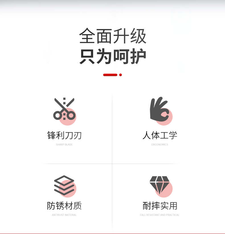 厨房剪刀家用多功能剪子食物烤肉骨头杀鱼专用不锈钢强力鸡骨剪刀详情3