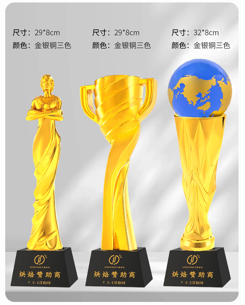New creative crystal resin trophy gifts, annual meeting company outstanding employee awards, graduation season souvenir ornaments pic 12