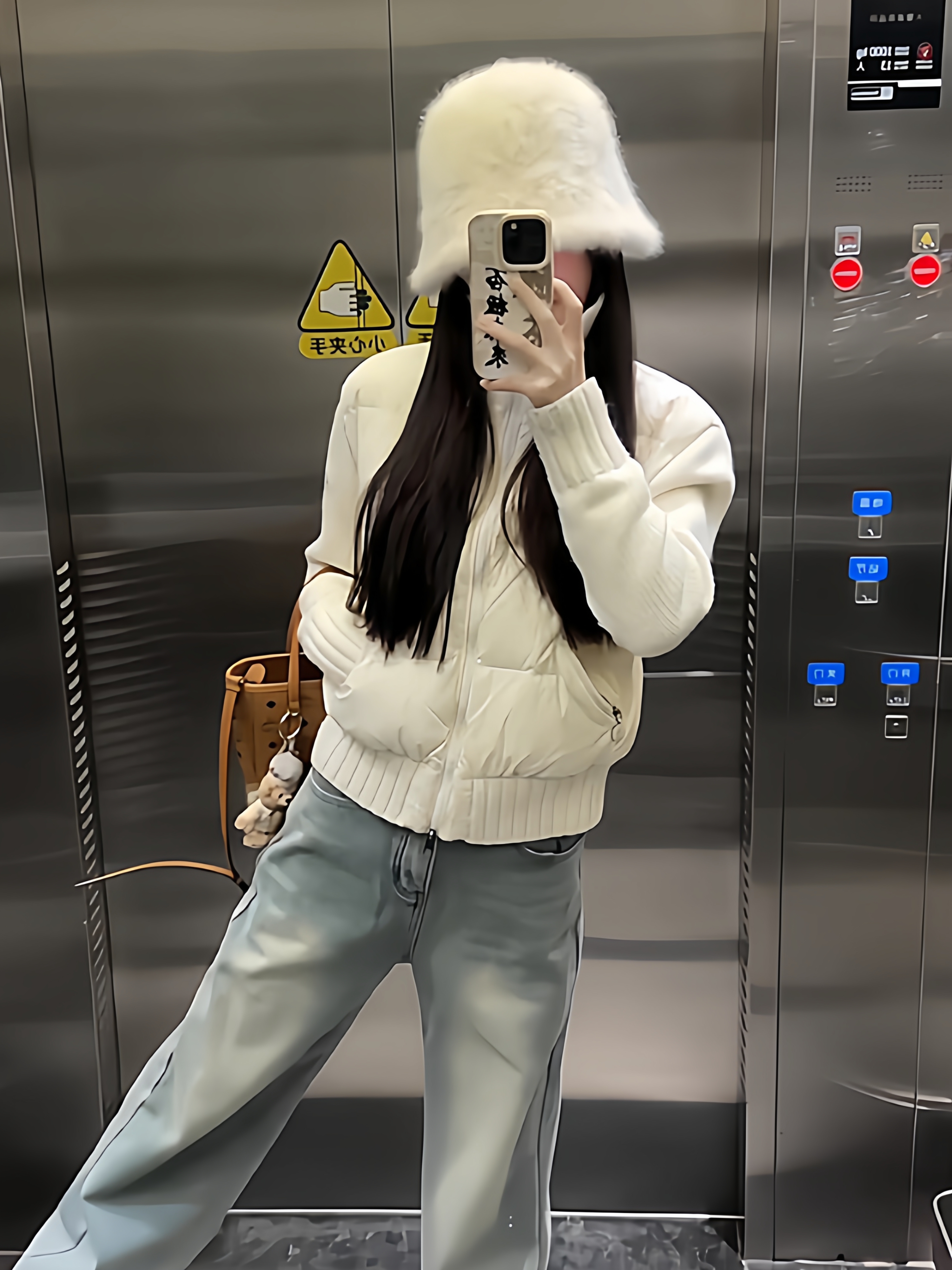 新款羽绒服女短款秋冬季2025小个子白鸭绒加厚针织袖白色轻薄外套详情23