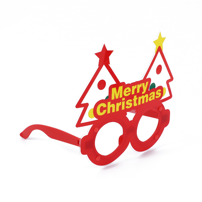 跨境新款圣诞节成人儿童派对创意眼镜圣诞节装饰拍照道具眼镜架详情4