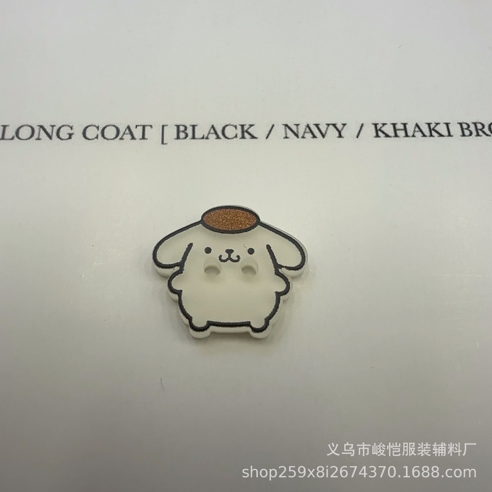 A set of 10 cartoon-patterned metal four-piece buttons, disc buttons and sleeve buttons pic 52