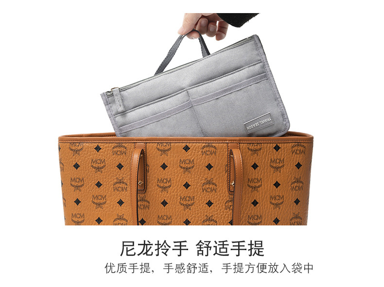 化妆包大容量ins风高颜值时尚内胆包双拉链手提整理收纳袋包中包详情11