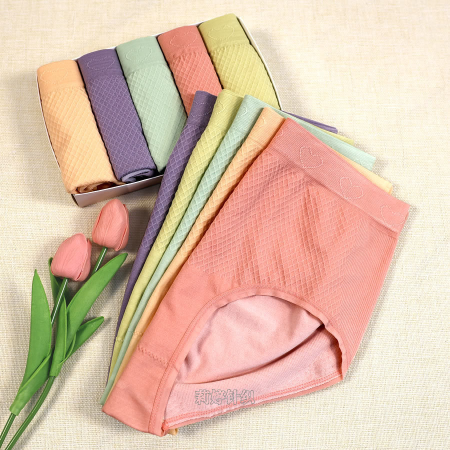 大码内裤加肥加大女胖MM200斤无痕中老年妈妈三角短女士内裤批发详情10