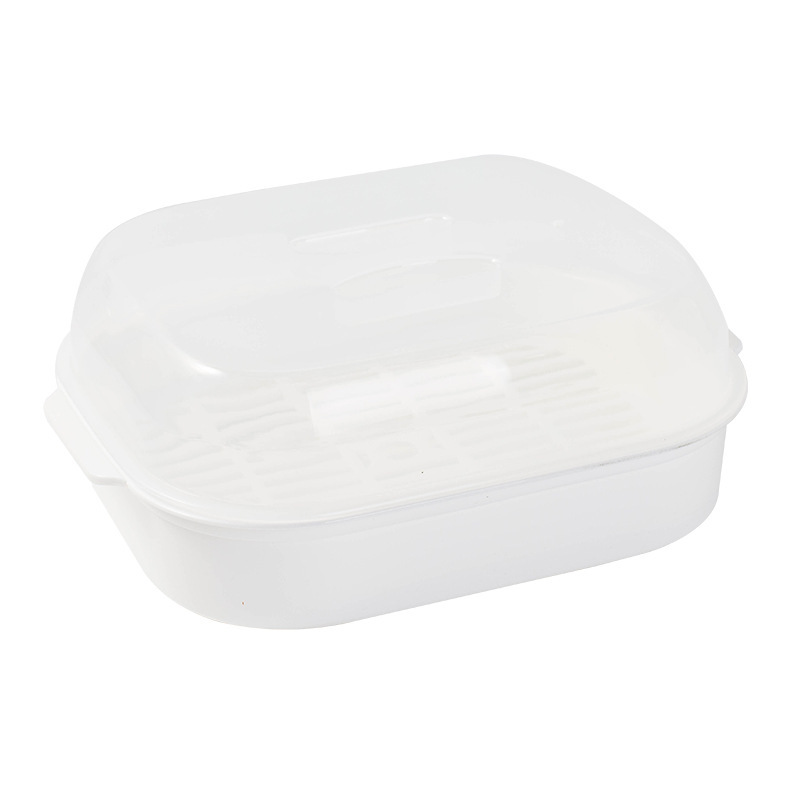 微波加热蒸笼盒蒸锅带盖塑料蒸屉皿器大容量食品级耐高温厂家直销详情5