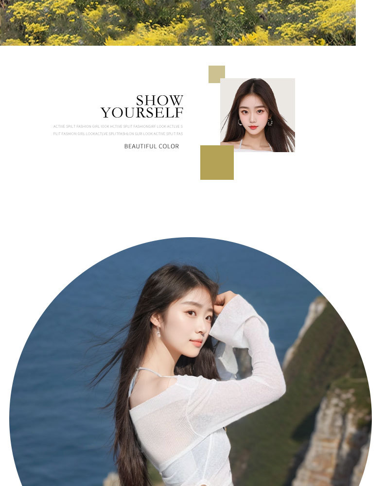 泳衣女分体罩衫扎染三件套清新风遮肚显瘦保守度假温泉小胸纯欲风-125072详情10