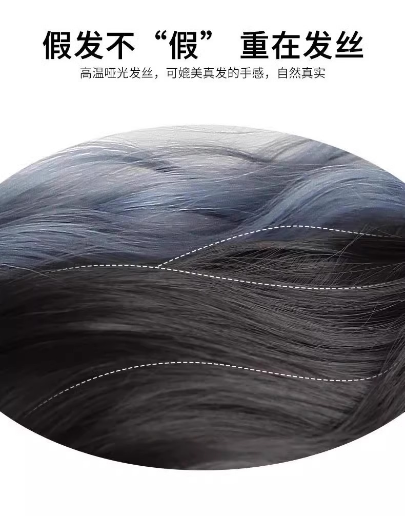 Sweet and cool highlight dyed bubble braids for girls, braids, boxing braids, street dance performance hair accessories pic 4