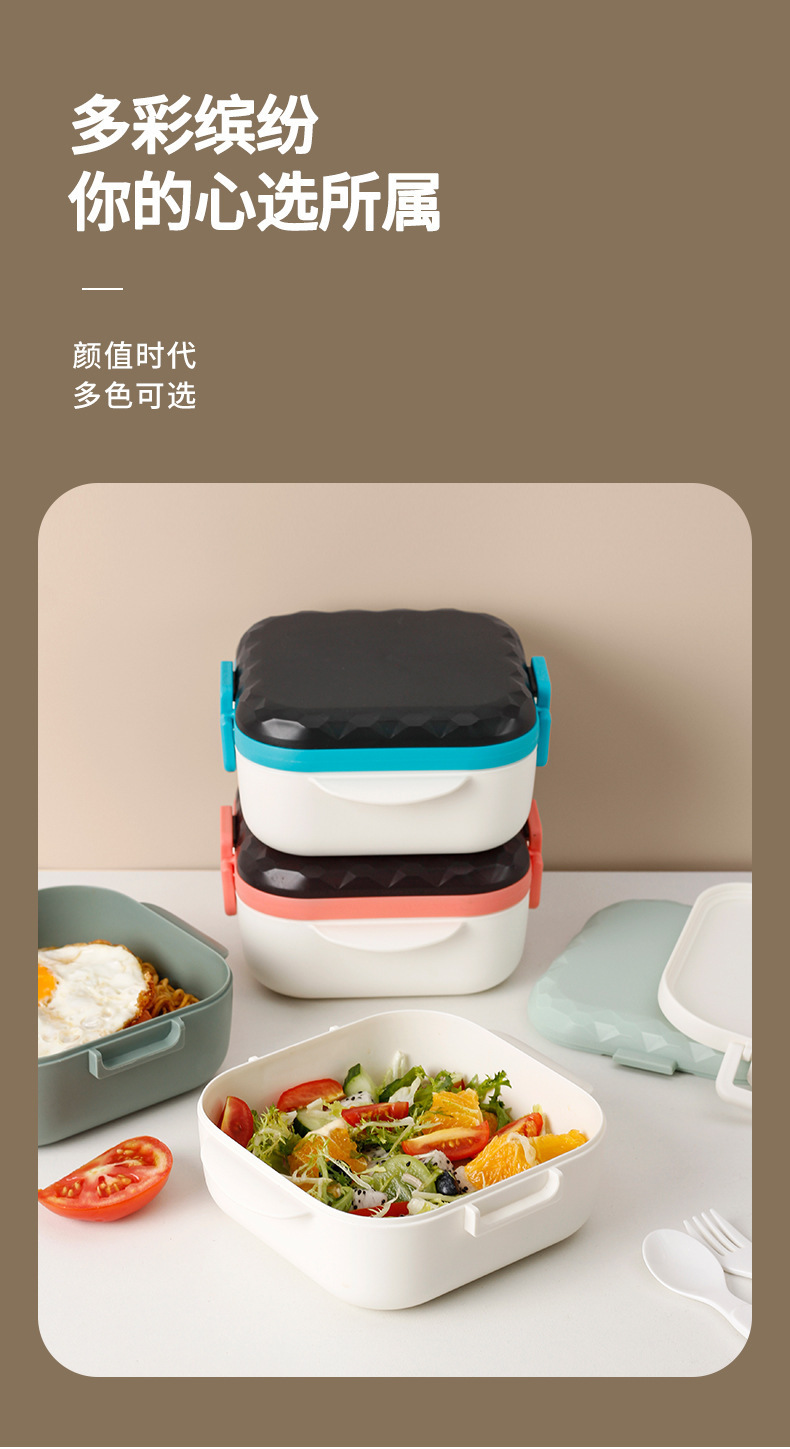 Multi-functional plastic instant noodle lunch box, student dormitory instant noodle magic tool, cafeteria serving with lid and insulated lunch box pic 17