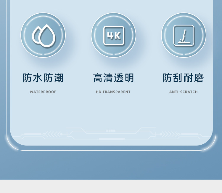 Hemispherical transparent oil-proof film, kitchen countertop preservation film, decoration dust-proof protective film pic 11