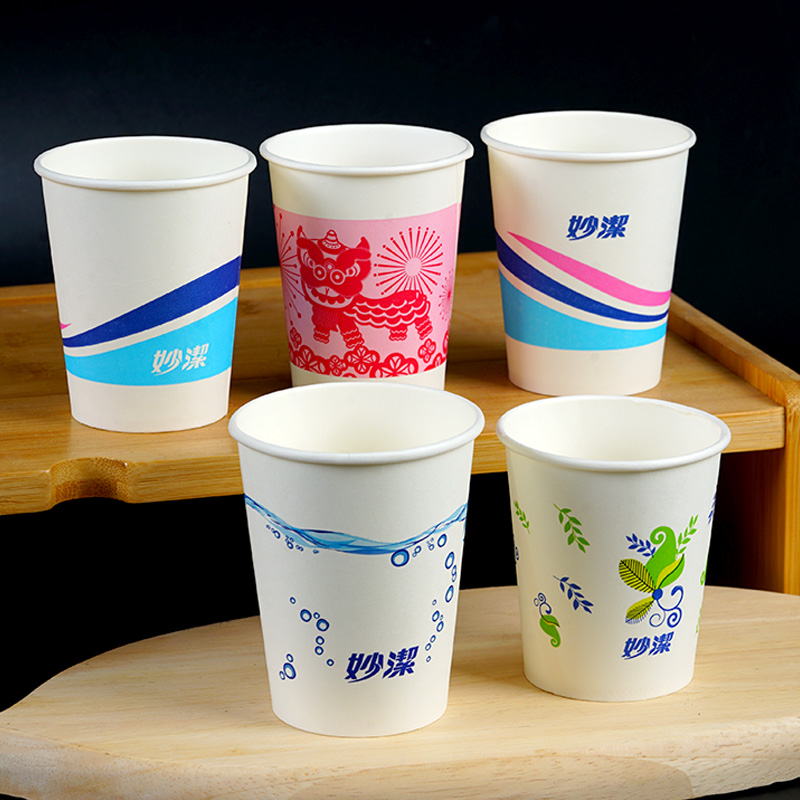 4ah paper cups, disposable cups, whole box batch thickened 1000 water cups, cost-effective home wedding paper cups, large size pic 13