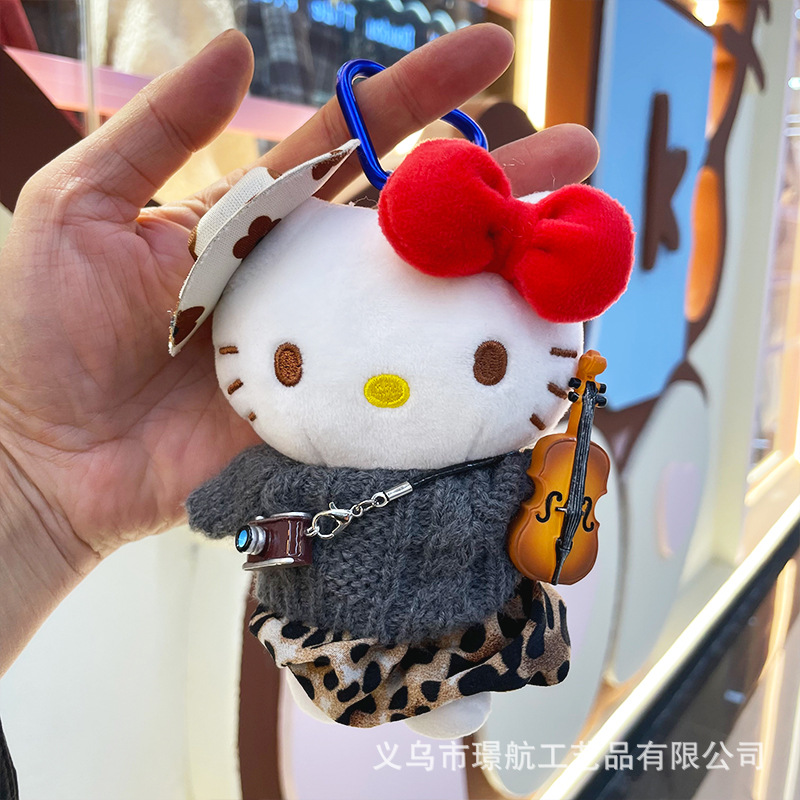 【 Genuine 】 New creative HelloKitty keychain, cute bag pendant, kt doll pic 8