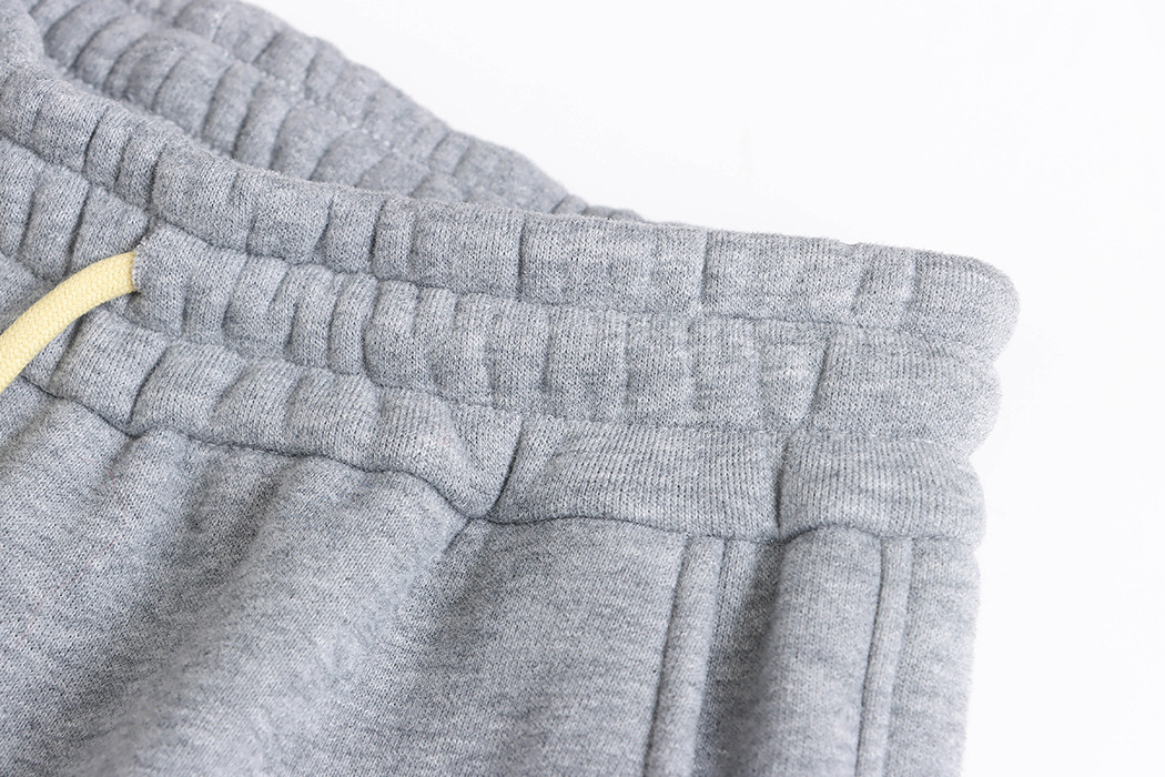 3thMorning撞色抽绳小狗刺绣宽松束脚阔腿加绒卫裤ZY2580详情51