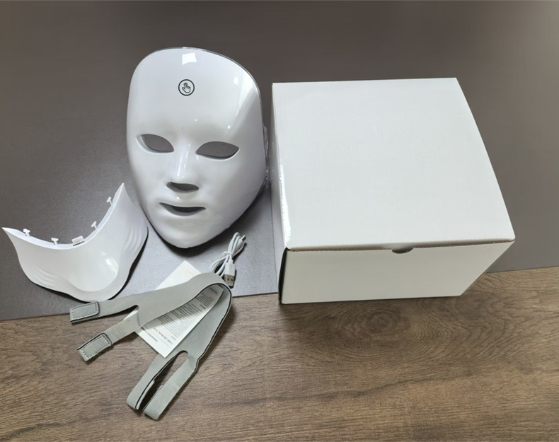shanilak Cross-border best-selling rechargeable touch color light Mask Device, LED seven-color beauty mask, spectrometer beauty device pic 12