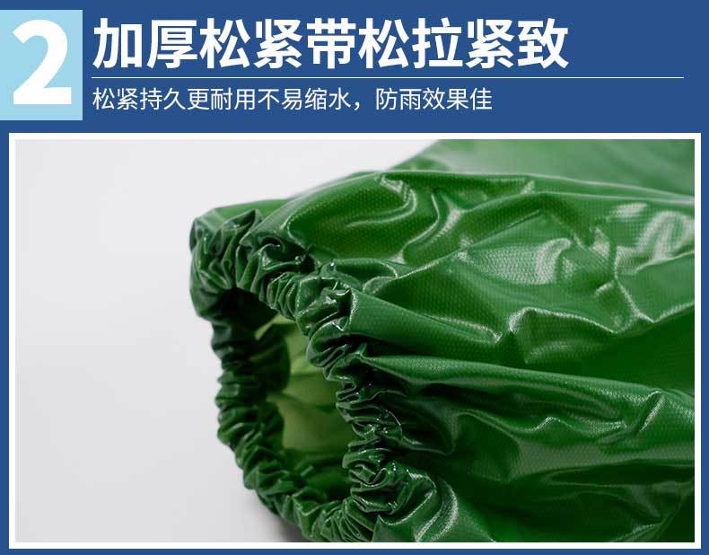 加厚软牛筋雨衣批发 成人防雨防刮 劳保PVC雨衣雨裤 户外雨披厂家详情12