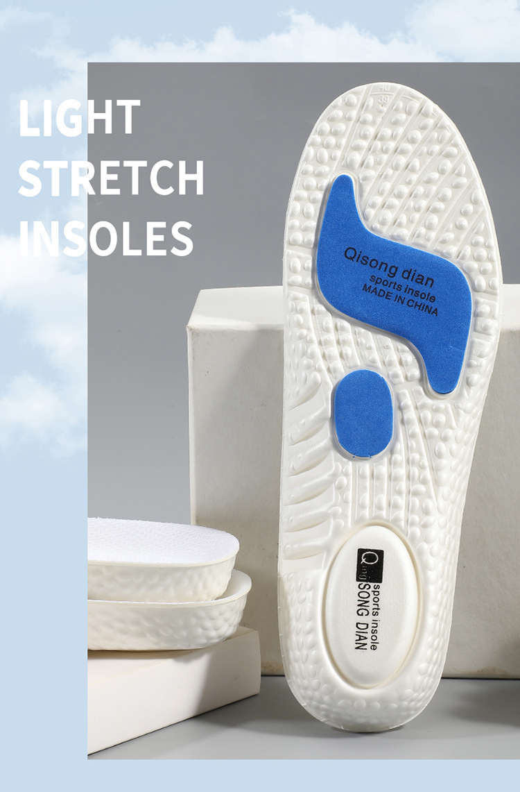 The sports insoles are highly elastic, shock-absorbing, sweat-absorbing, odor-proof and comfortable. The EVA ball insoles zoom are a must-have for standing for long periods without getting tired pic 15