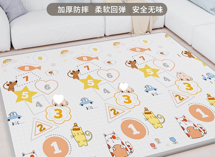 宝宝爬行垫加厚家用婴儿童爬爬垫无毒xpe泡沫客厅地垫子详情2