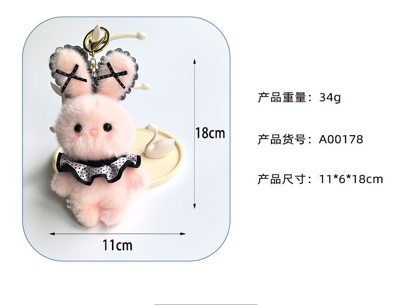 Customized plush toys with three rabbits, trendy dolls, cute and soft toy gifts pic 9