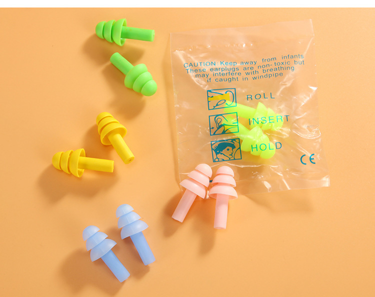 Wireless silicone Christmas tree soundproof earplugs 1270 noise-reducing sleep plugs Industrial bullet-type waterproof swimming earplugs pic 15
