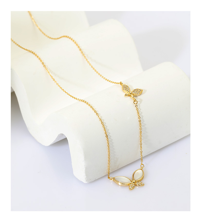 925纯银项链蝴蝶吊坠ins风女百搭锁骨链首饰批发饰品ins风爆款详情8