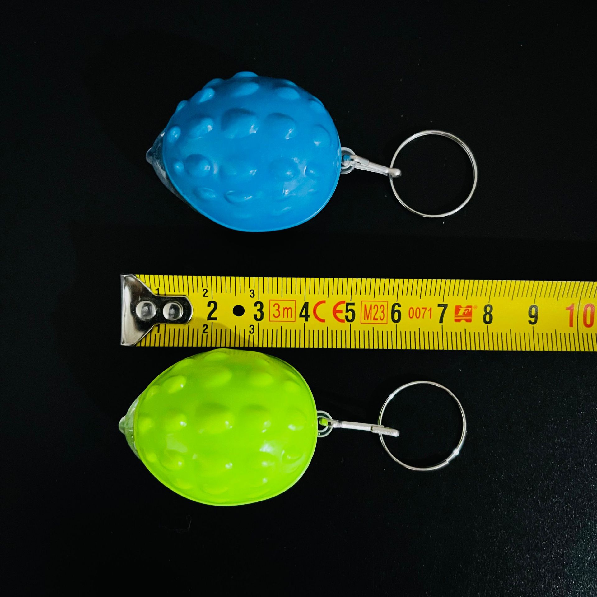 【 Zone 1-11 】 Hedgehog Keychain Light 12/ pack 2400/ piece 1 yuan store supply wholesale Luminous light keychain Light keyring light Street stall supply Colored luminous pendant light pic 2