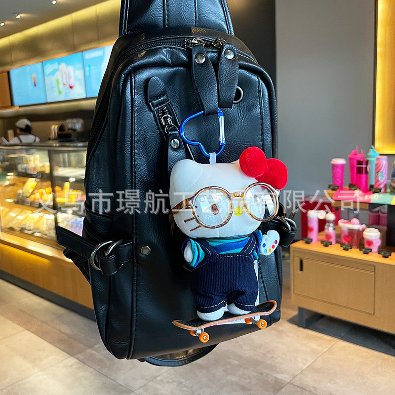 新款hellokitty小挂件正版凯蒂猫毛绒公仔kitty猫可爱玩偶包挂件详情1