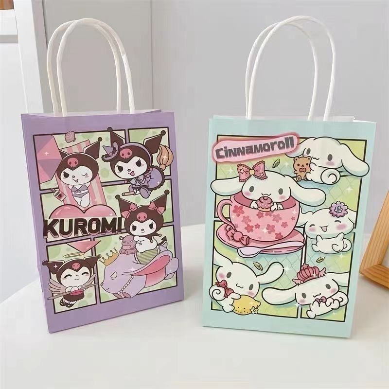 可爱卡通美乐蒂库洛米玉桂狗礼品袋购物手提纸袋饰品店小礼品袋子详情6