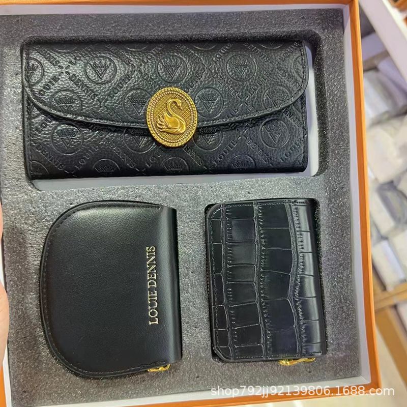 2024新款三件套礼盒装钱夹卡包套盒详情14
