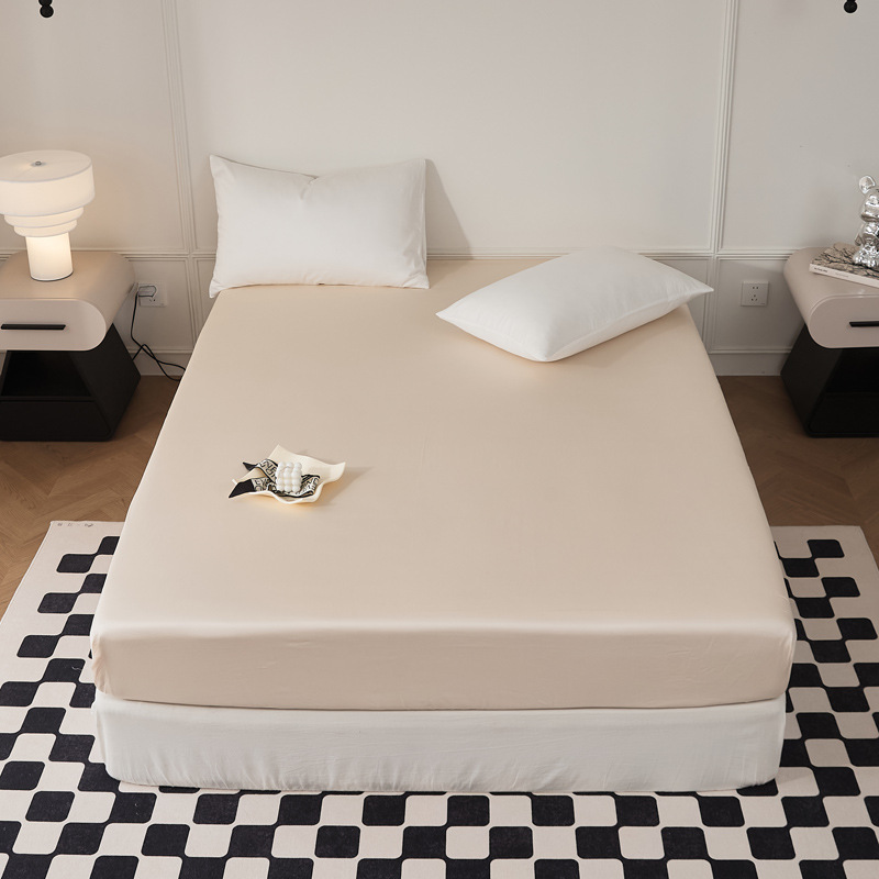 Single-piece quilt cover, pure cotton long-staple cotton bed sheet, bed cap, oversized quilt cover, skin-friendly single and double solid color bedding pic 86